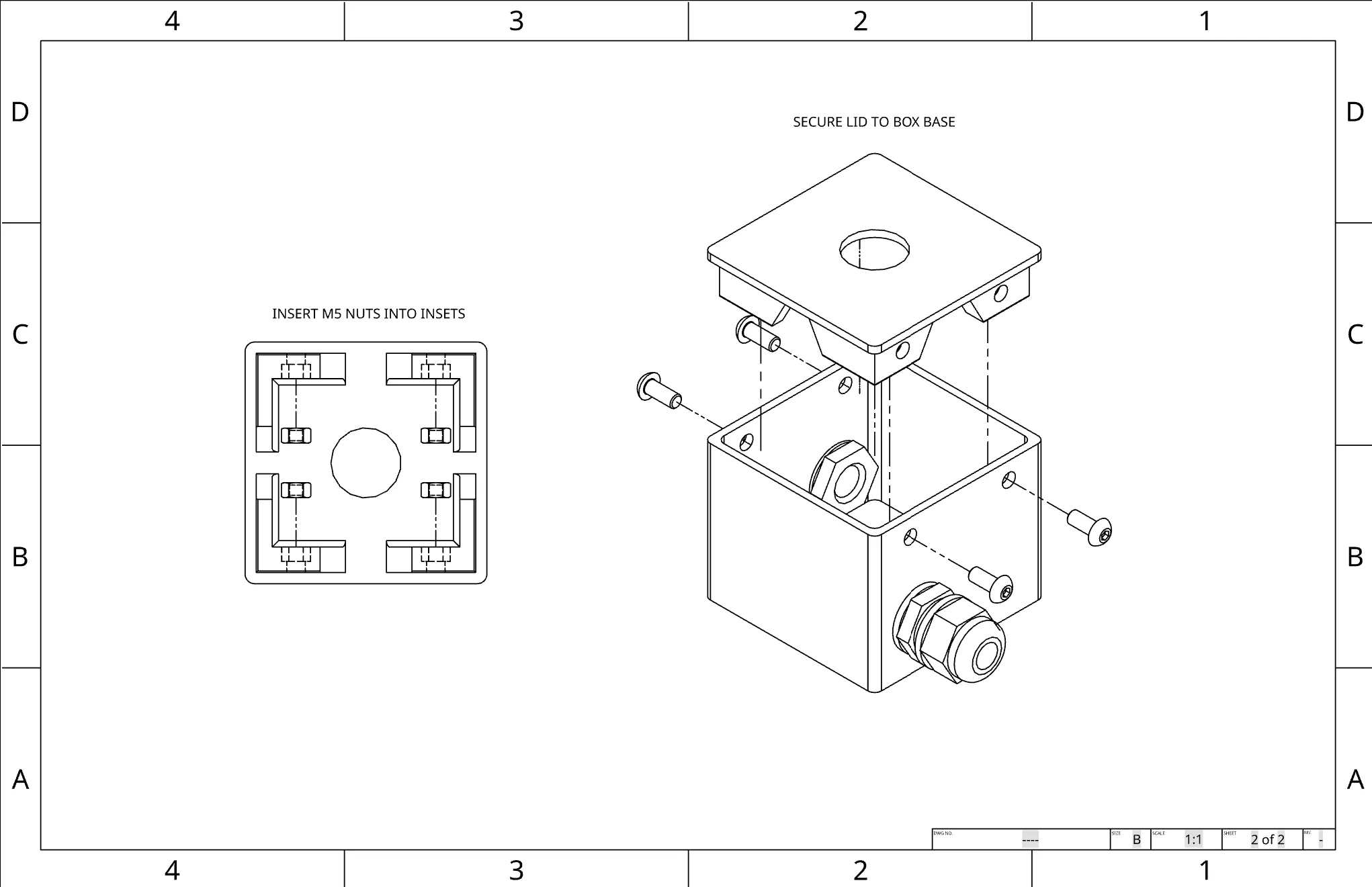 mechanical assembly drawings