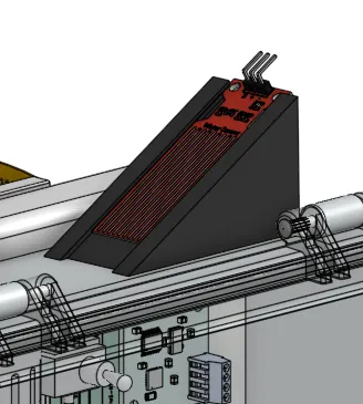 water sensor on custom mount